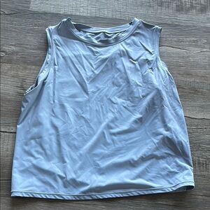 Light Blue Sleeveless Women's Top